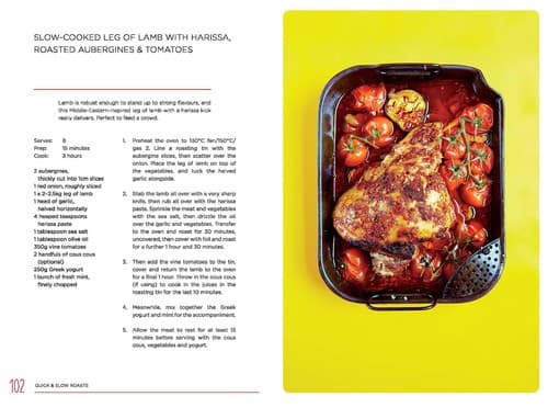 The Roasting Tin Simple One Dish Dinners Cookbook Rukmini Iyer Hardcover - Thumbnail 5