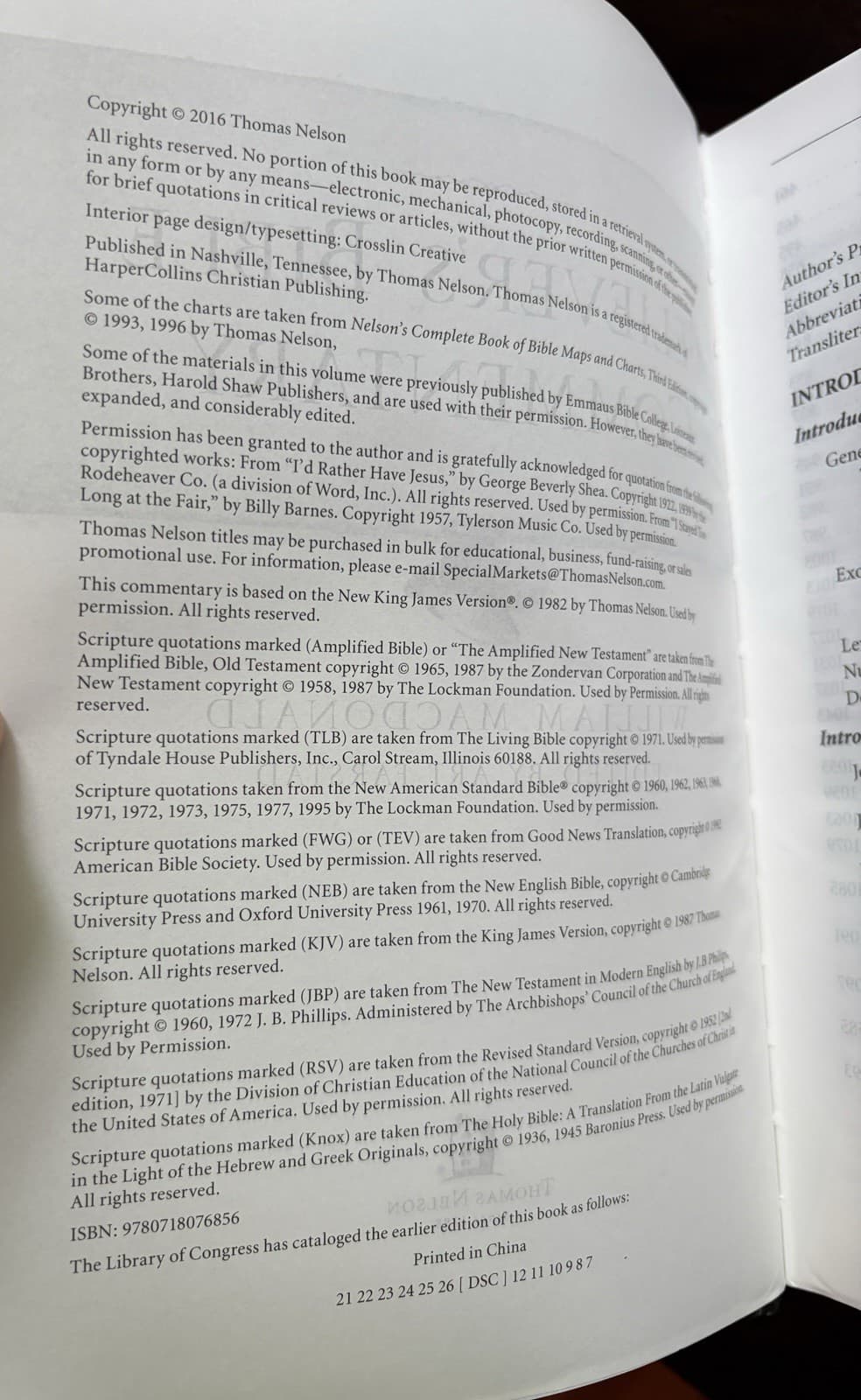 Believer’s Bible Commentary 2nd Edition William MacDonald Hardcover Study - Thumbnail 6