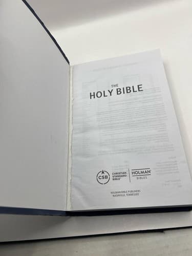 Bible Lot 3 CSB Holy Bible Living Bible Paraphrased Good News Large Print - Thumbnail 4