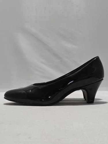 Capps Women’s Military Dress Shoes Black Patent High Heels Size 7M#M84m - Thumbnail 4
