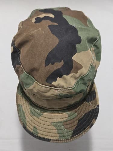 USGI BDU Woodland Patrol Cap Cold Weather – Size 7 1/4 NSN 8415-01-084-1686#L35l - Thumbnail 5