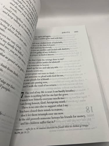 Bible Lot 3 CSB Holy Bible Living Bible Paraphrased Good News Large Print - Thumbnail 20