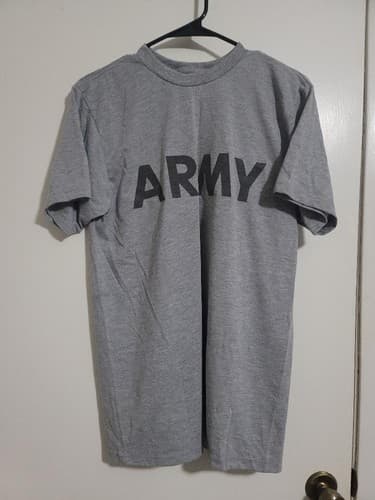 Small PT Shirt Short Sleeve Gray 2-Pack #70y