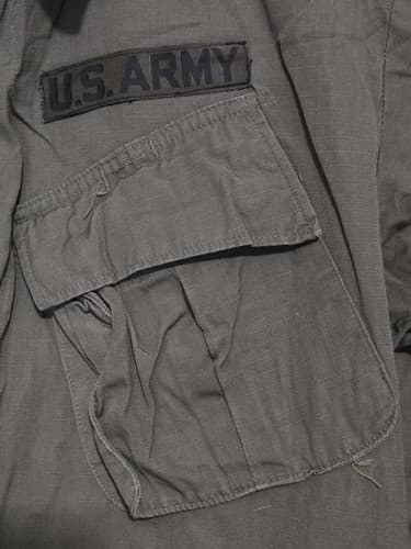 Vintage 60s US Army Jungle Fatigue Jacket Ripstop M-R 8405-935-4708 Vietnam War - Thumbnail 5