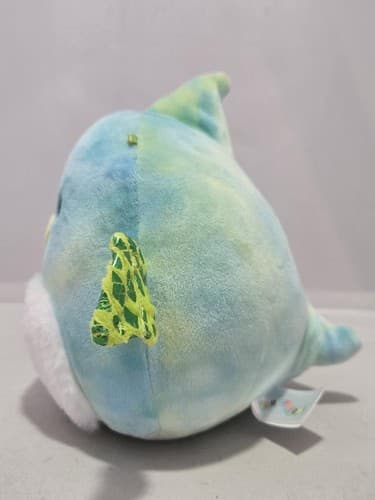 Squishmallows Fletcher The Pterodactyl 7 Inch Plush Soft Toy Teal Green VGC R72r - Thumbnail 4