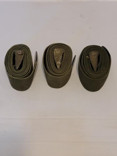 Military 2" x 72" OD Green Cotton Webbing Strap Litter Restraint W 3 Pack #72w