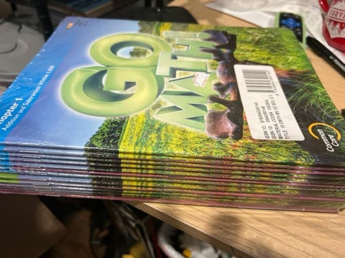 Multi-Volume Student Edition Bundle Go Math Core Houghton Mifflin Harcourt NEW