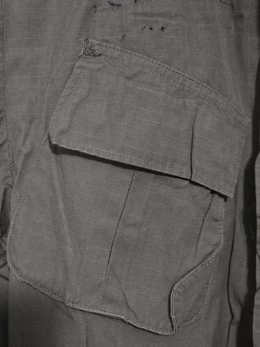 Vintage 60s US Army Jungle Fatigue Jacket Ripstop M-R 8405-935-4708 Vietnam War - Thumbnail 4