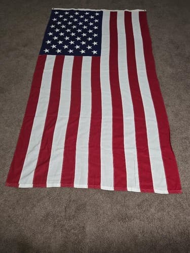 American Flag USA United States Flag 4'10" x 9'3" Durable Outdoor Banner #J30j