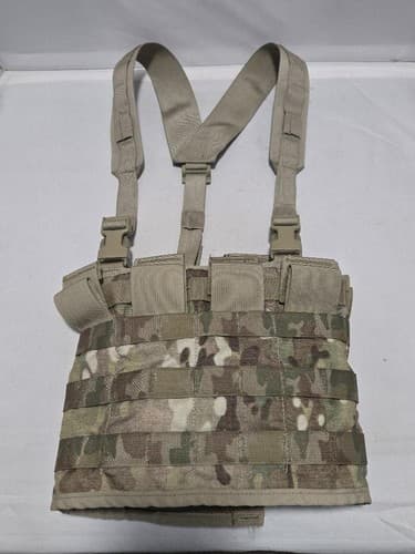 USGI Tactical Assault Panel (TAP) OCP Camo MOLLE Chest Rig Vest Harness #S9s