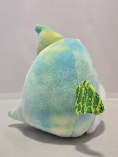 Squishmallows Fletcher The Pterodactyl 7 Inch Plush Soft Toy Teal Green VGC R72r - Thumbnail 2