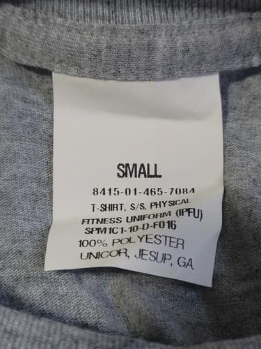 Small PT Shirt Short Sleeve Gray 2-Pack #70y - Thumbnail 3