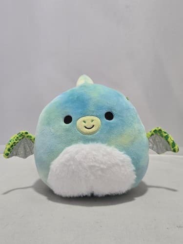 Squishmallows Fletcher The Pterodactyl 7 Inch Plush Soft Toy Teal Green VGC R72r