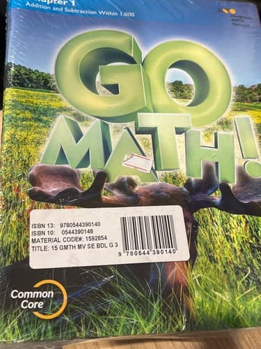 Multi-Volume Student Edition Bundle Go Math Core Houghton Mifflin Harcourt NEW - Thumbnail 2