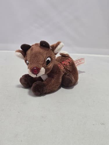 Rudolph The Red-Nosed Reindeer Plush Stuffed Animal Holiday Toy VGC #R80r