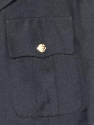 ASU Coat Service Jacket Dress Black Size: (37/XLC) NSN:8405-01-552-2893 #H51h - Thumbnail 5