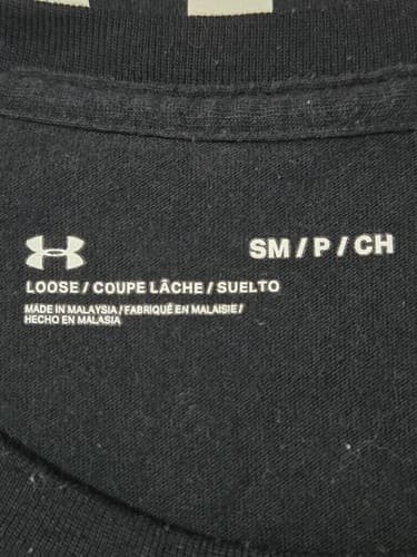 Under Armour Freedom Performance Graphic T-Shirt Men's Size Small Black #Q66q - Thumbnail 3