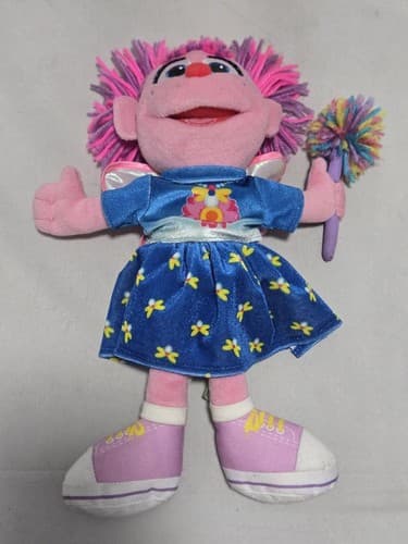 Sesame Street Abby Cadabby Plush Pink Fairy 12" Stuffed Animal Toy#Q15q