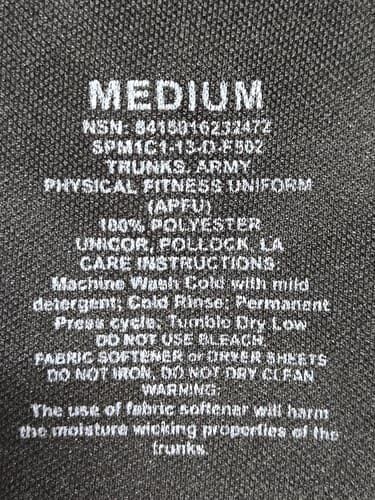 US Army APFU PT Uniform Lot Medium LS Shirt SS Shirt & Shorts Set #DC62 - Thumbnail 18