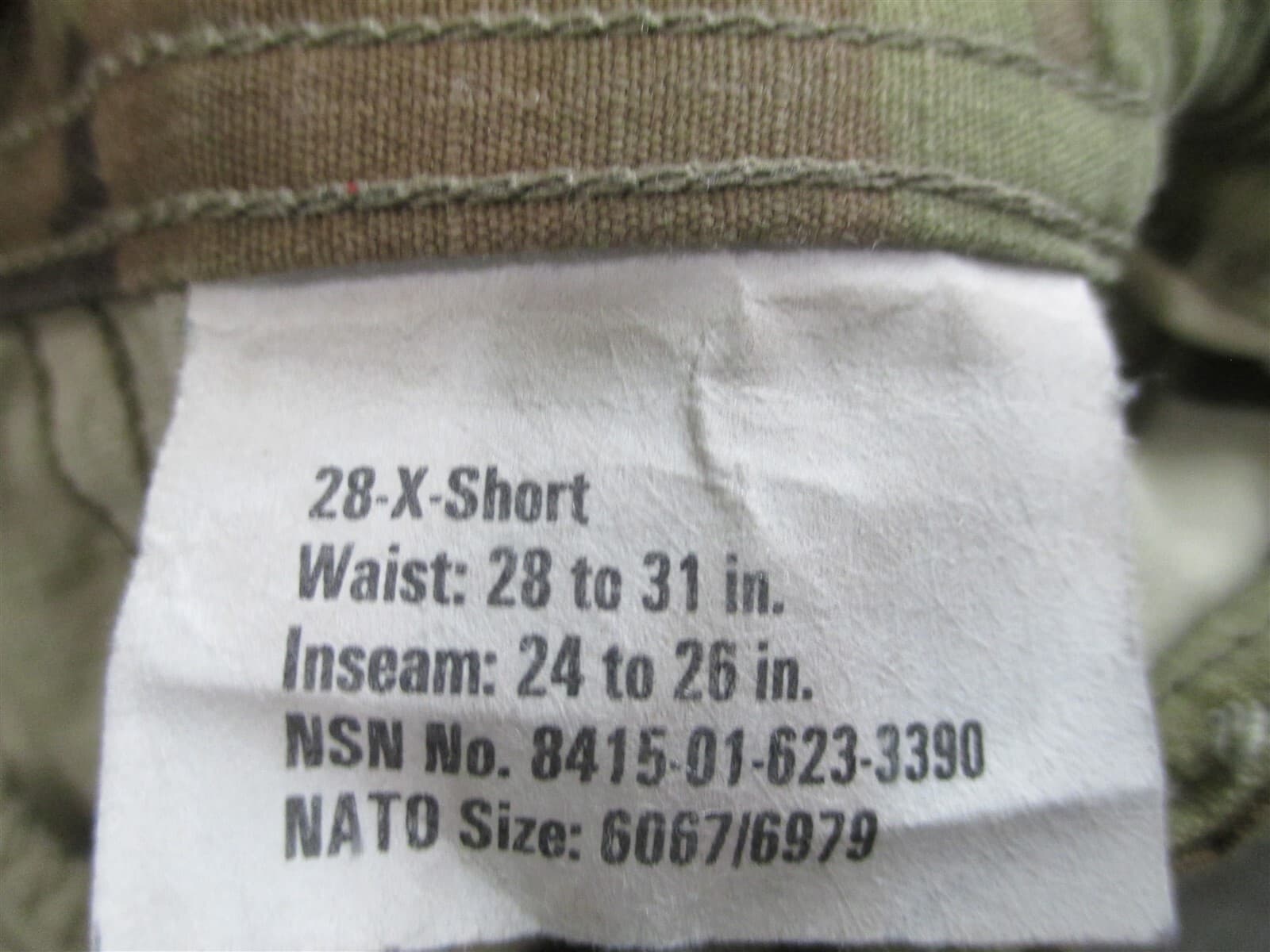 US Army OCP Combat Pants 28X-Short Multicam Trousers NSN 8415-01-623-3390#42x - Thumbnail 2