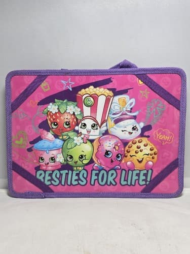 Shopkins Figure Lot with Sparkle Heart Carry Case Over 35 Mini Figures #DC61 - Thumbnail 2