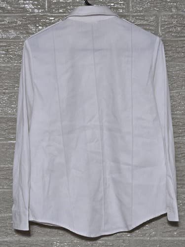 US Army ASU Female White Dress Shirt Long Sleeve 14R NSN 8410-01-555-9426 #I74i - Thumbnail 2