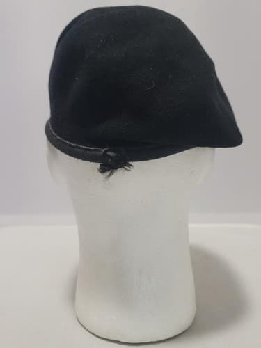 US Army Black Wool Beret Size 7 1/4 Northwest Woolen Mills NSN - Thumbnail 3