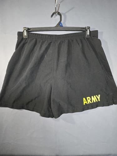 US Army APFU PT Uniform Lot Medium LS Shirt SS Shirt & Shorts Set #DC62 - Thumbnail 15