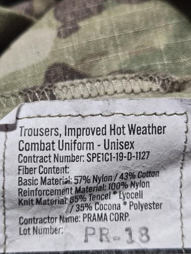 IHWCU Multicam Pants Small/X-Short NSN:8415-01-670-515 #J82j - Thumbnail 4