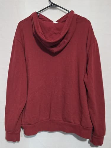 Sonoma Goods For Life Smokey Bear Hoodie Men XXL Burgundy Pullover Sweatshirt - Thumbnail 3