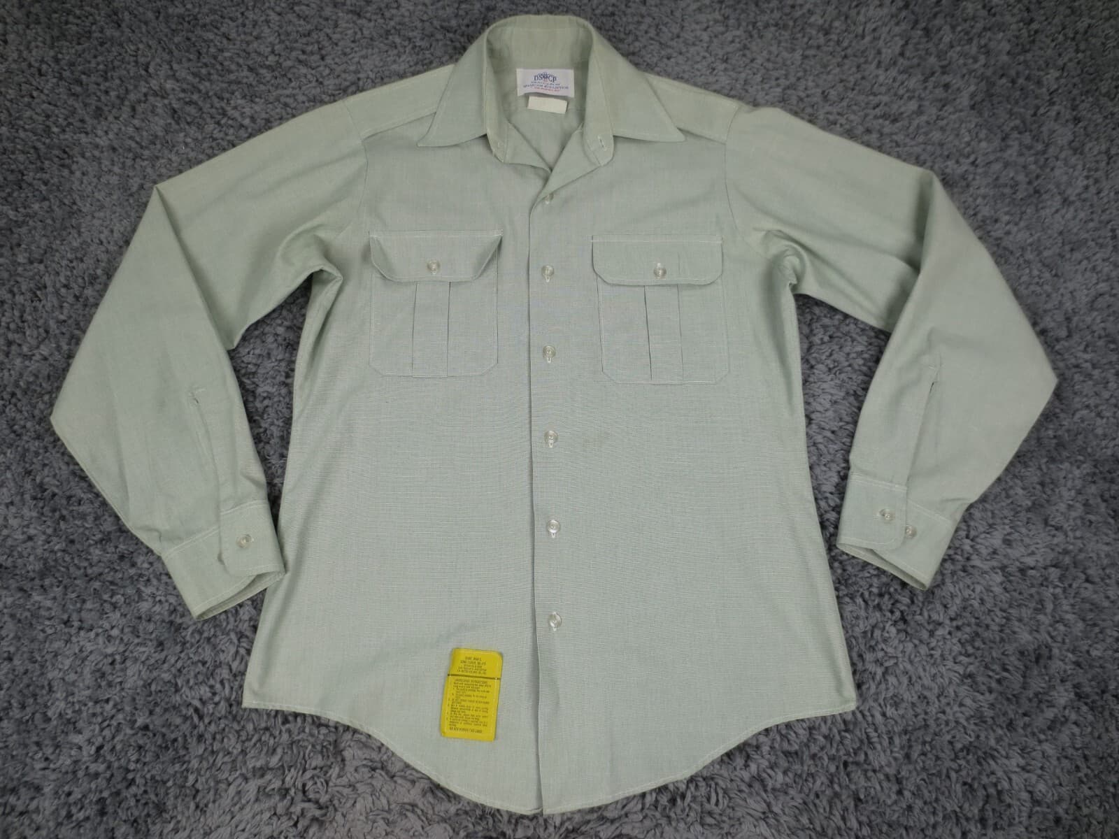 DSCP Shirt Men 15 Light Green Blend Garrison #61y