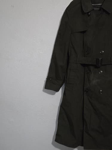 US Army AGSU Heritage Green Trench Coat 42L | Fechheimer | NSN 8405-01-684-0114 - Thumbnail 2