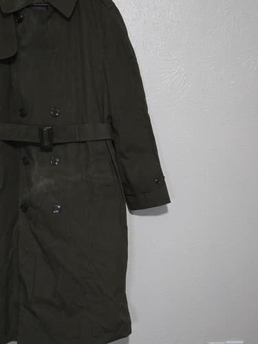 US Army AGSU Heritage Green Trench Coat 42L | Fechheimer | NSN 8405-01-684-0114 - Thumbnail 3