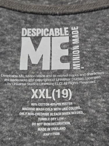 XX-Large - Despicable Me Shirt Short Sleeve #E89e - Thumbnail 3