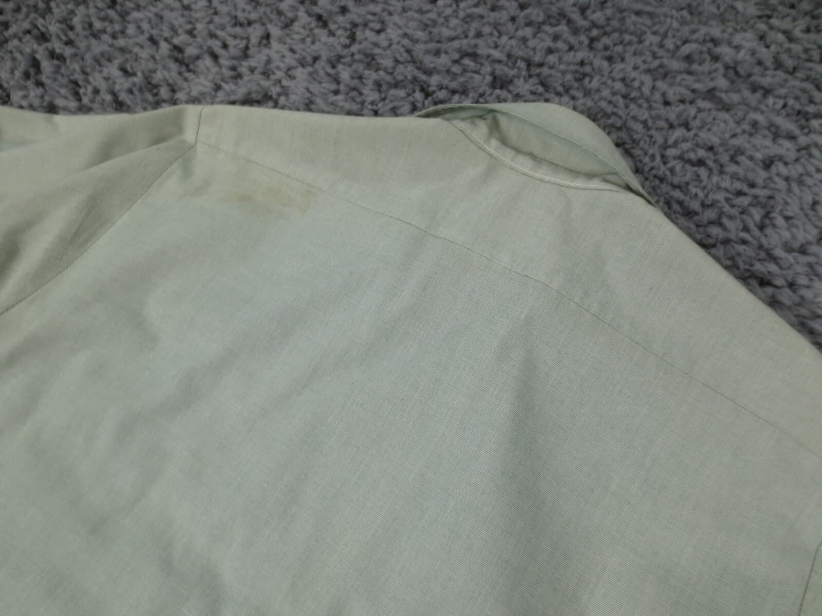 DSCP Shirt Men 15 Light Green Blend Garrison #61y - Thumbnail 16