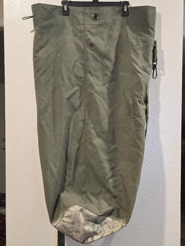 USGI Military Sea Bag / Duffle Bag – OD Green Canvas #K46k