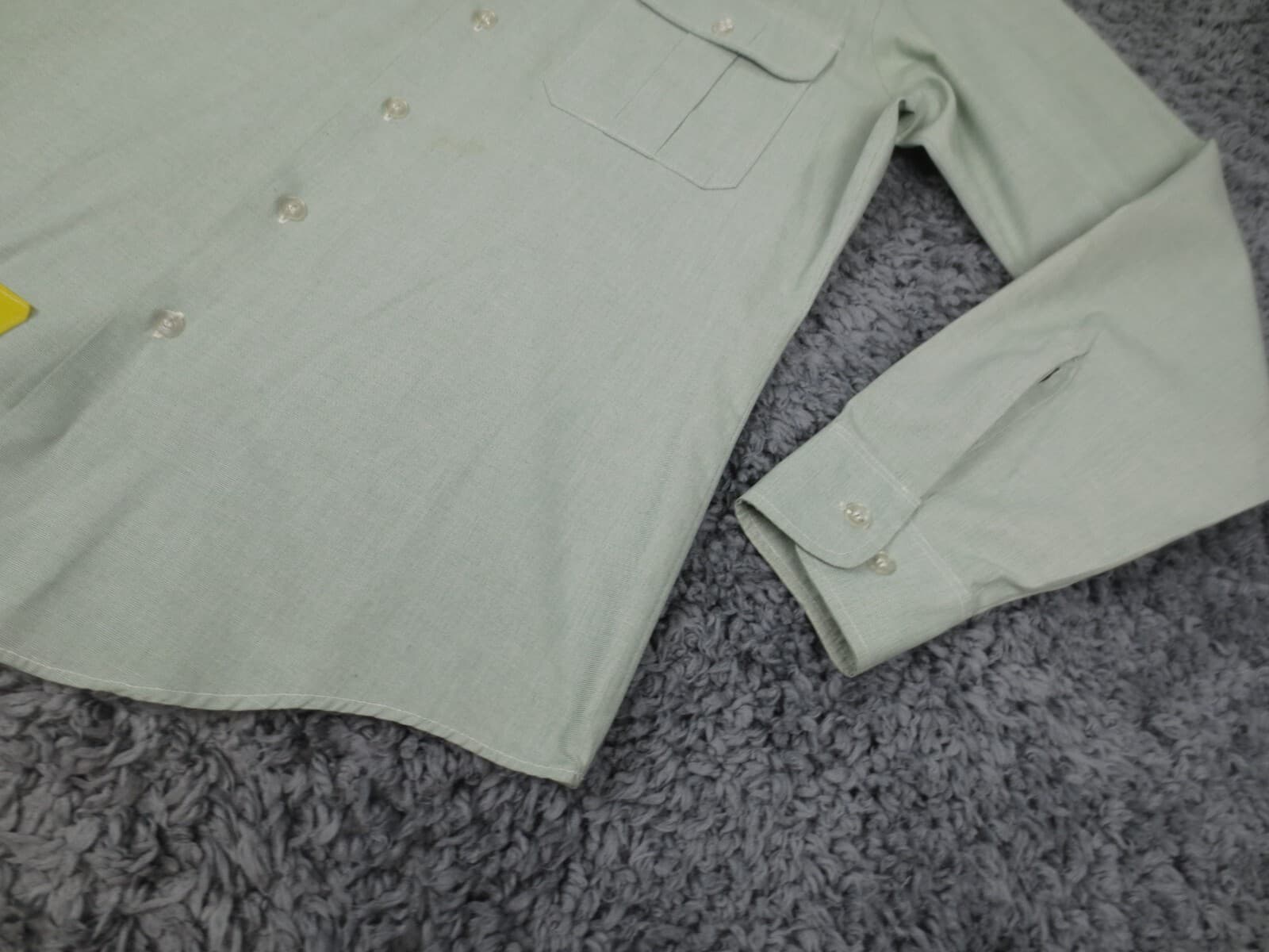 DSCP Shirt Men 15 Light Green Blend Garrison #61y - Thumbnail 9