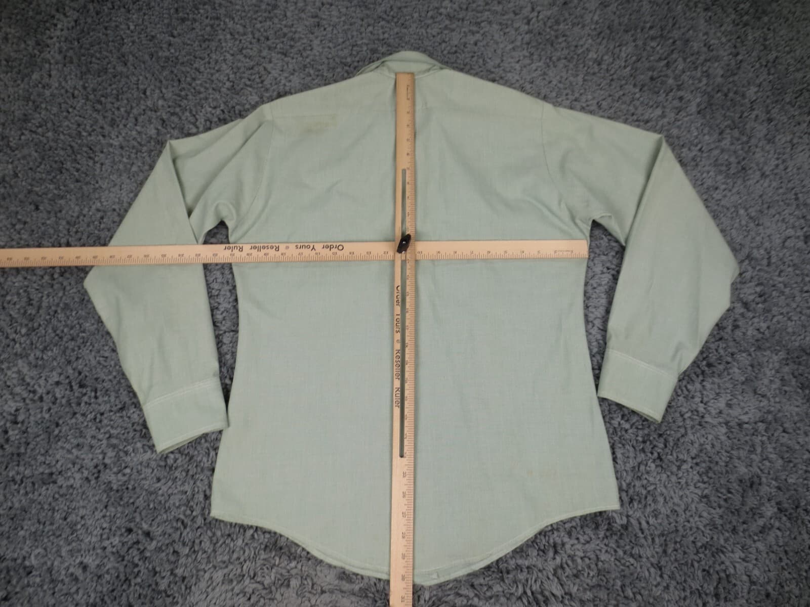 DSCP Shirt Men 15 Light Green Blend Garrison #61y - Thumbnail 11