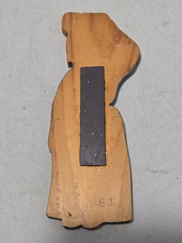 Vintage Hand Painted Wooden Folk Art Figure – Mid Century Decor – Flat Cutout - Thumbnail 2