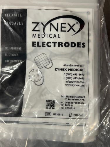 Lot of 30 Zynex Medical Electrodes 2.0" Round Pads TENS/EMS Self-Adhering Exp - Thumbnail 6