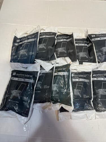 Cleanwaste The Original WAG BAG - GO Anywhere Toilet Kit Waste Bags - Lot Of 12 - Thumbnail 3