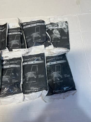 Cleanwaste The Original WAG BAG - GO Anywhere Toilet Kit Waste Bags - Lot Of 12 - Thumbnail 2