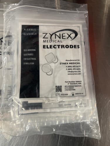Lot of 30 Zynex Medical Electrodes 2.0" Round Pads TENS/EMS Self-Adhering Exp - Thumbnail 2