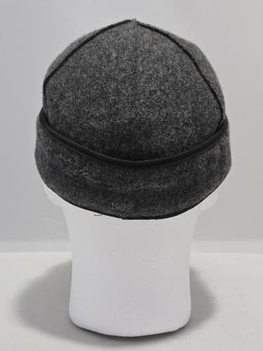 Stormy Kromer Ironwood Wool Blend Cap Hat Size 7 Black Lined USA Made VGC - Thumbnail 3