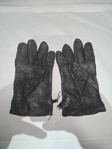 US Army Black Leather Light Duty Gloves Size 5 USGI Hawkeye 8415-01-310-7338 VGC - Thumbnail 2