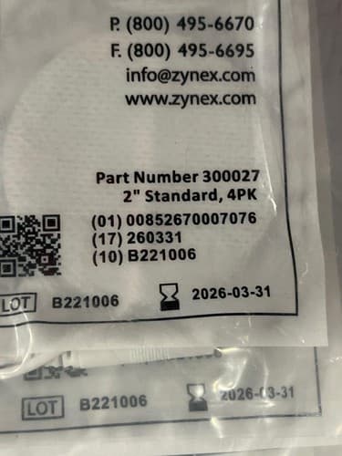 Lot of 30 Zynex Medical Electrodes 2.0" Round Pads TENS/EMS Self-Adhering Exp - Thumbnail 3