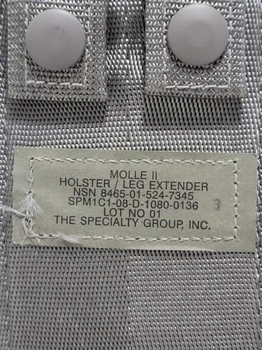US Army Molle II Holster Leg Extender Drop Leg Strap UCP ACU Foliage Green #43w - Thumbnail 3
