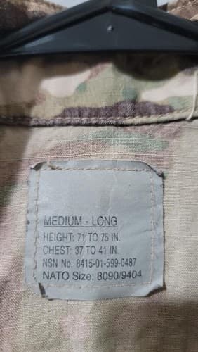 Fracu OCP Multicam Jacket Medium/Long #71i - Thumbnail 6