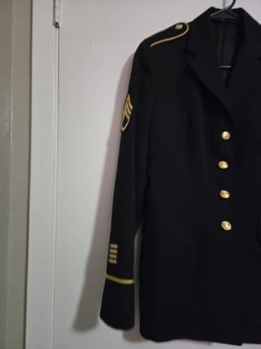 ASU Coat Service Jacket Dress Army Size: (8/MR) #G46g - Thumbnail 2