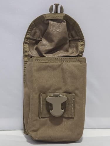 Tactical MOLLE Utility Pouch Tan – 2 Compartment General Purpose Pouch Military - Thumbnail 3